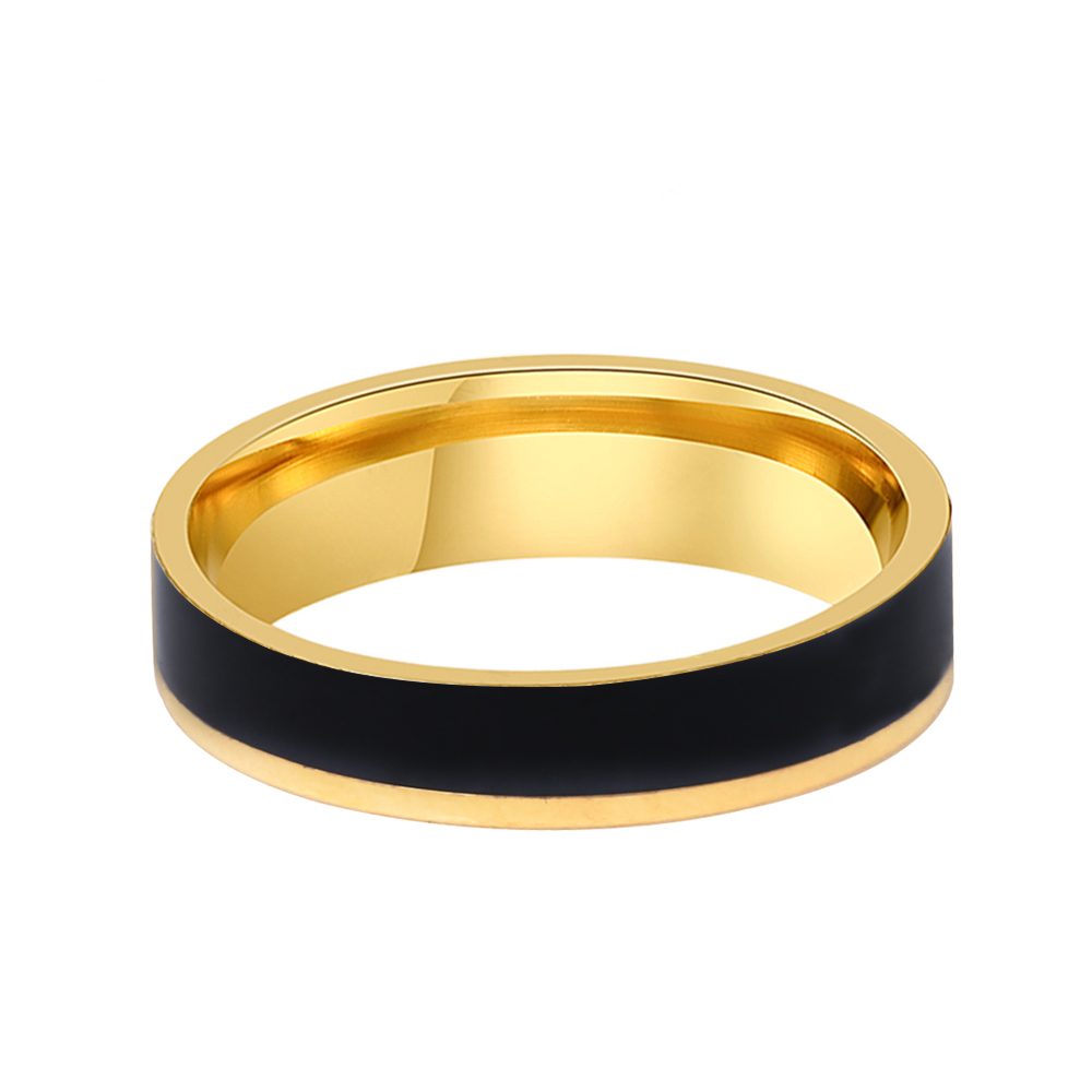 Rostfritt stål ring 6mm  - 2
