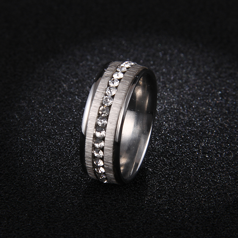 Rostfritt stål ring förlovning - 3