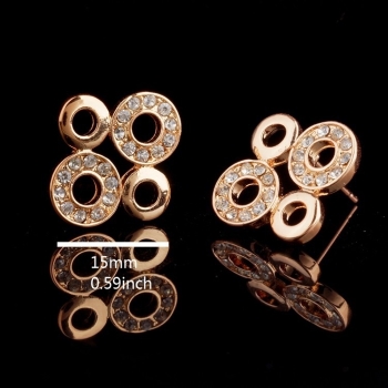 18k Gold Filled Lady Earrings - 2