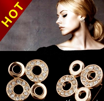 18k Gold Filled Lady Earrings