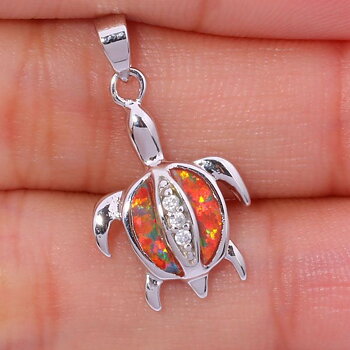 Opal Silver filled  Hänge