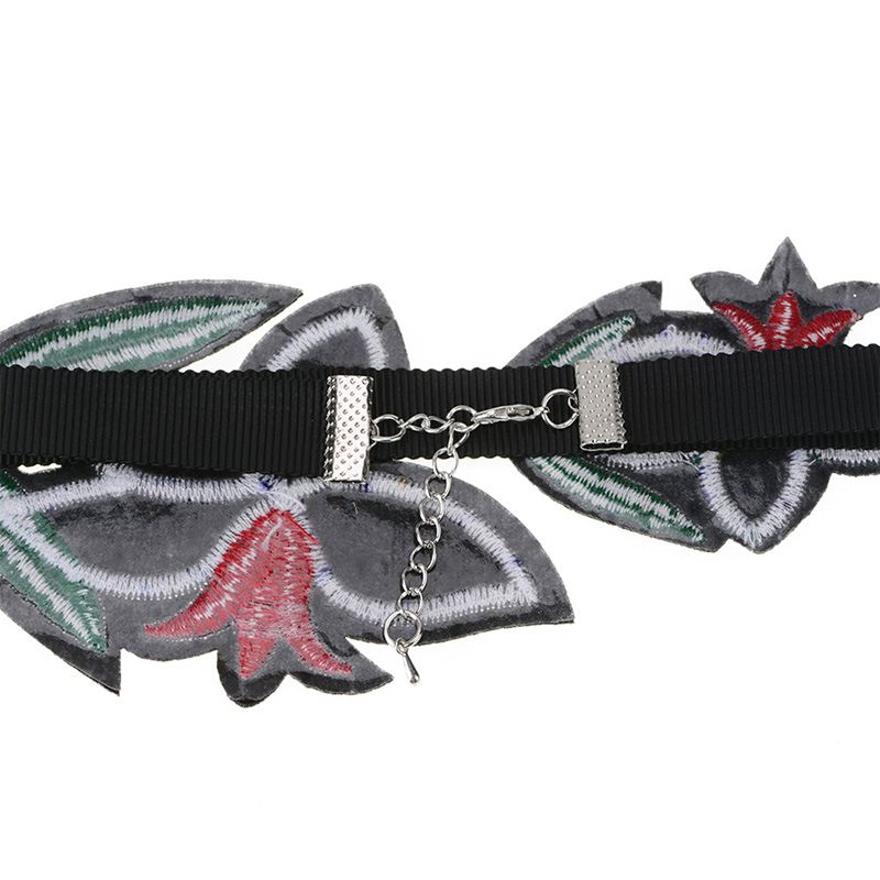 Halsband choker blomma - 4