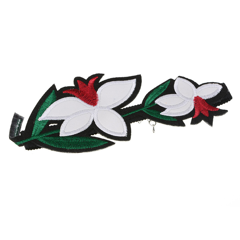 Halsband choker blomma - 2