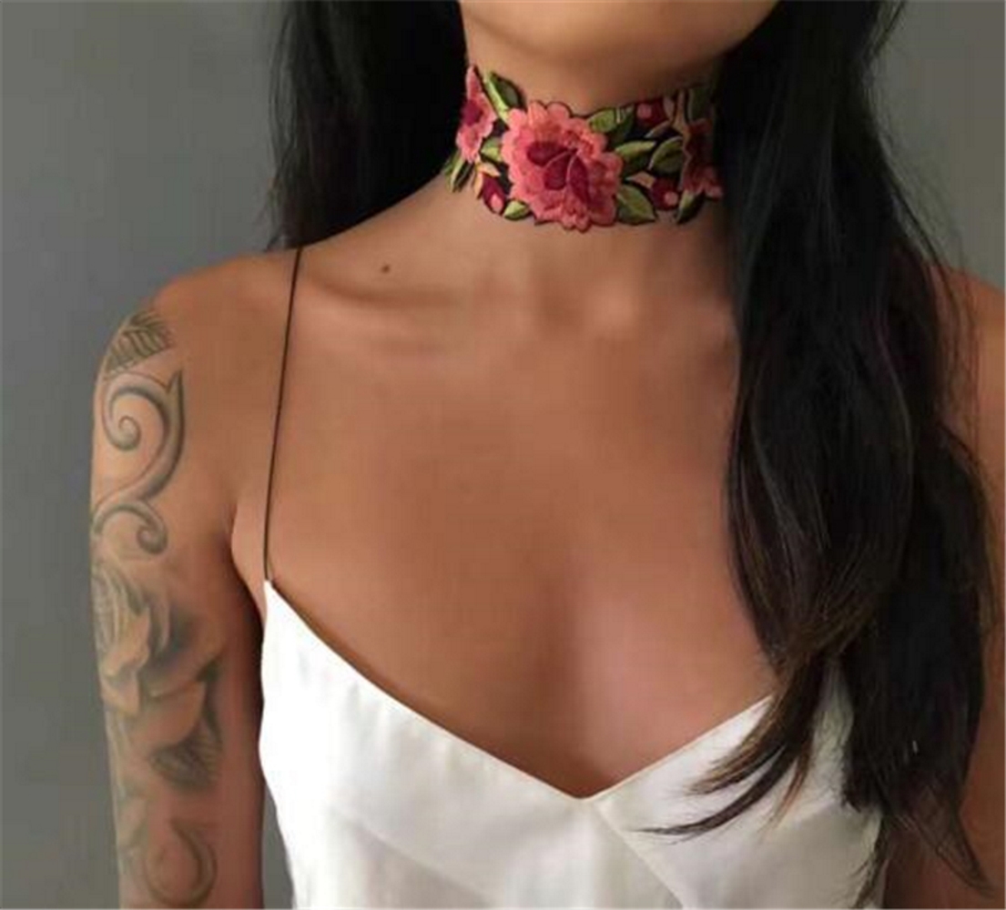 Vintage necklace Flower - 6