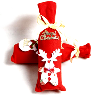 Vinflaskuppsättning Juldekorationer 2ST PACK
