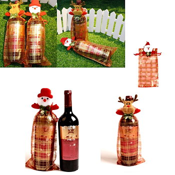 Vinflaskuppsättning Juldekorationer 2ST PACK
