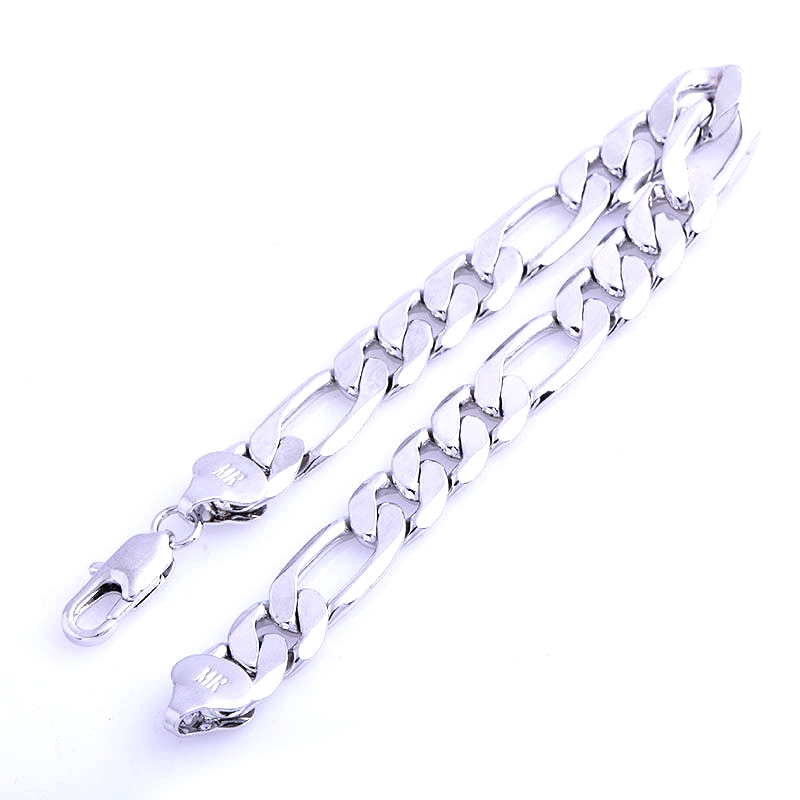 18K Vitguld Guldfyllda Filled gulddoublé Armband 220*8mm - 2
