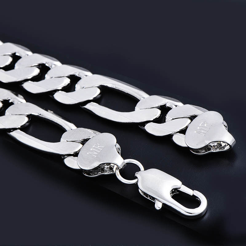18K Vitguld Guldfyllda Filled gulddoublé Armband 220*8mm - 4