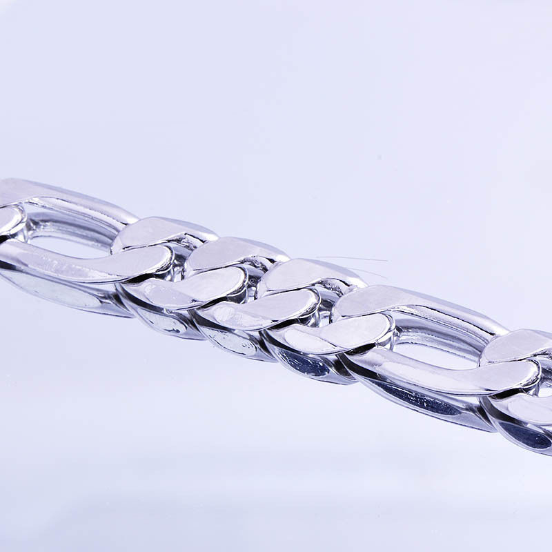 18K Vitguld Guldfyllda Filled gulddoublé Armband 220*8mm - 3