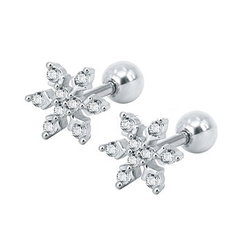  Tragus Piercing  Örhäng 1stn CZ