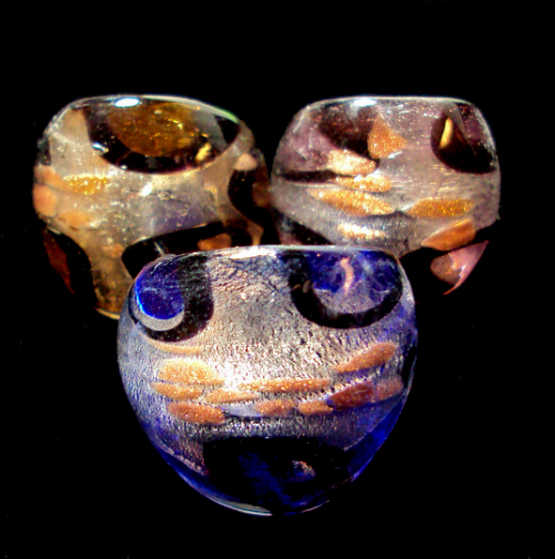 RING glas Murano  3st pack mix - 3