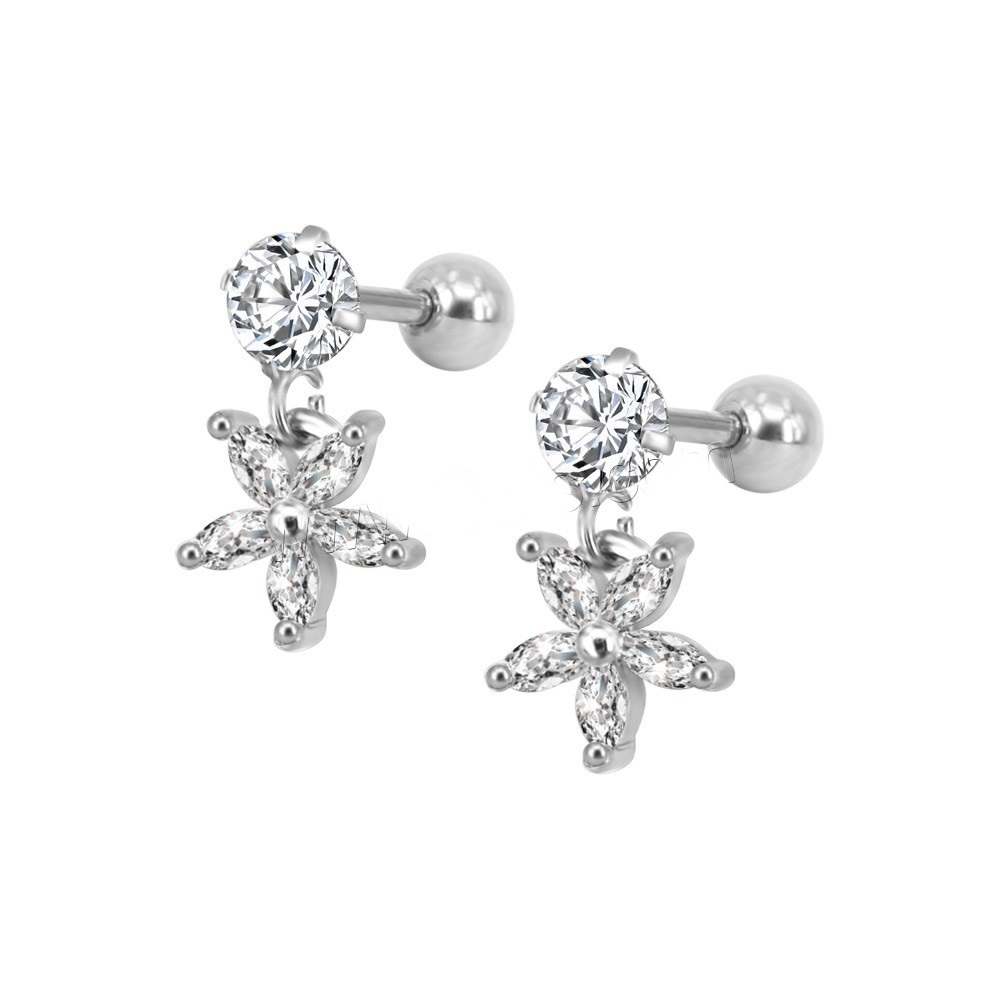  Tragus Piercing  Örhäng 1stn CZ - 2
