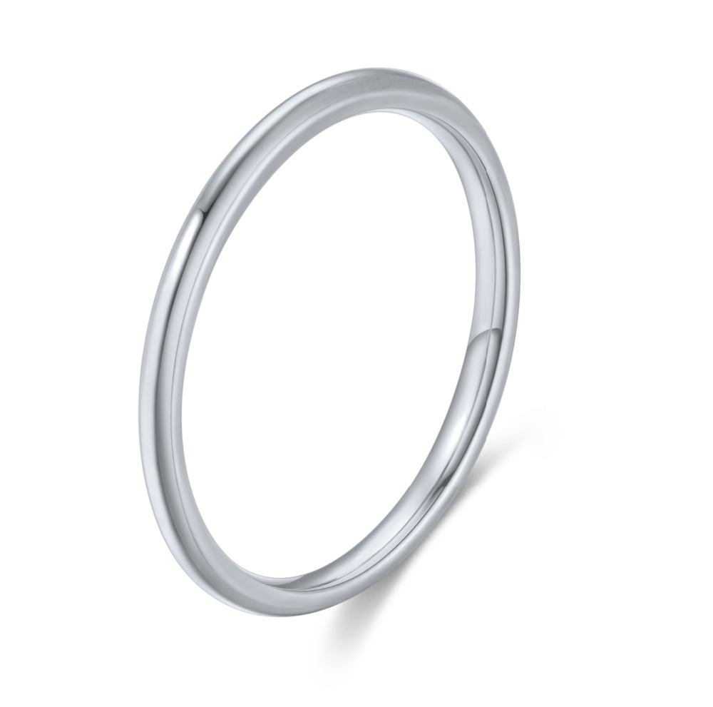 Rostfritt stål ring 2mm  - 2