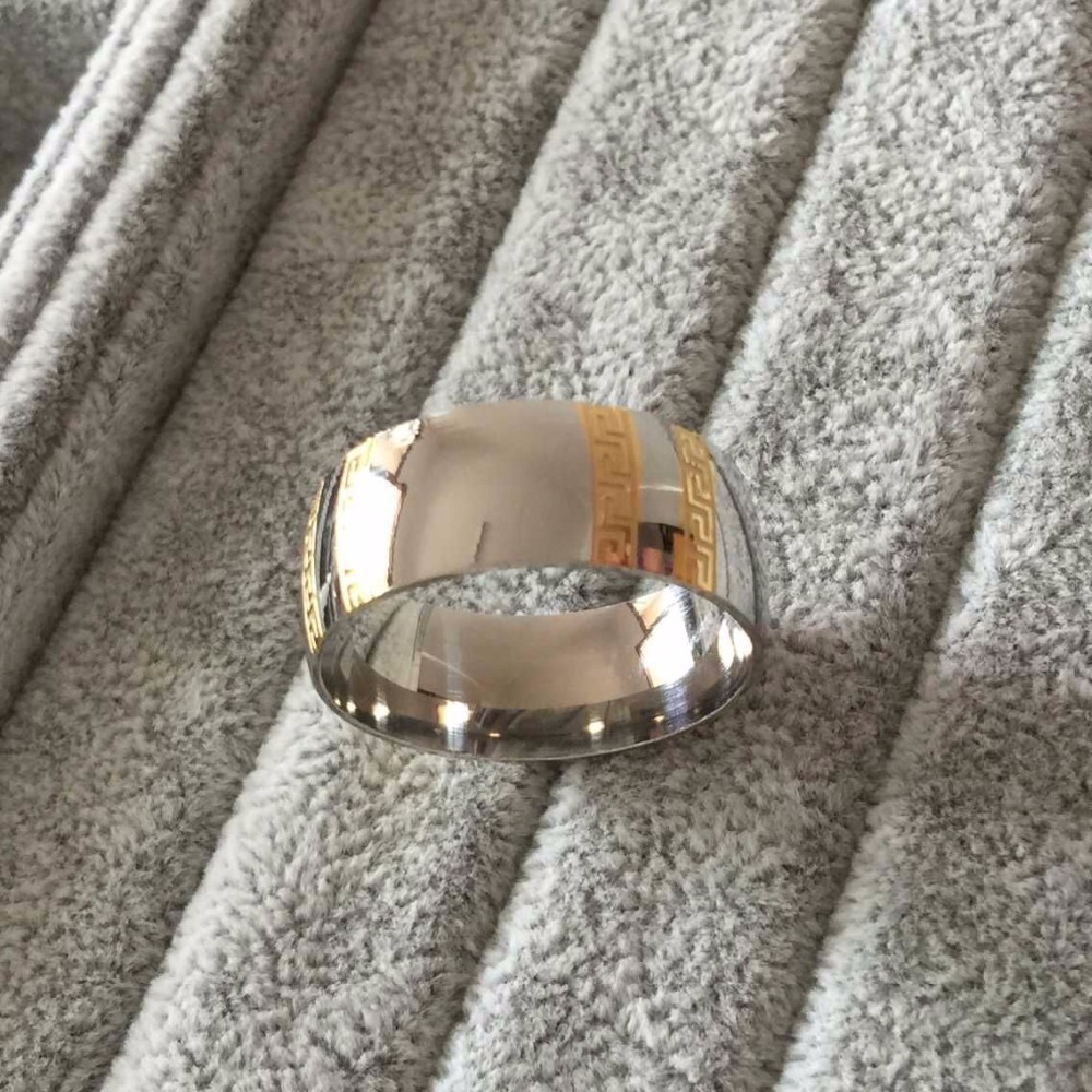 Stainless Steel Ring  18k gold filled - 4