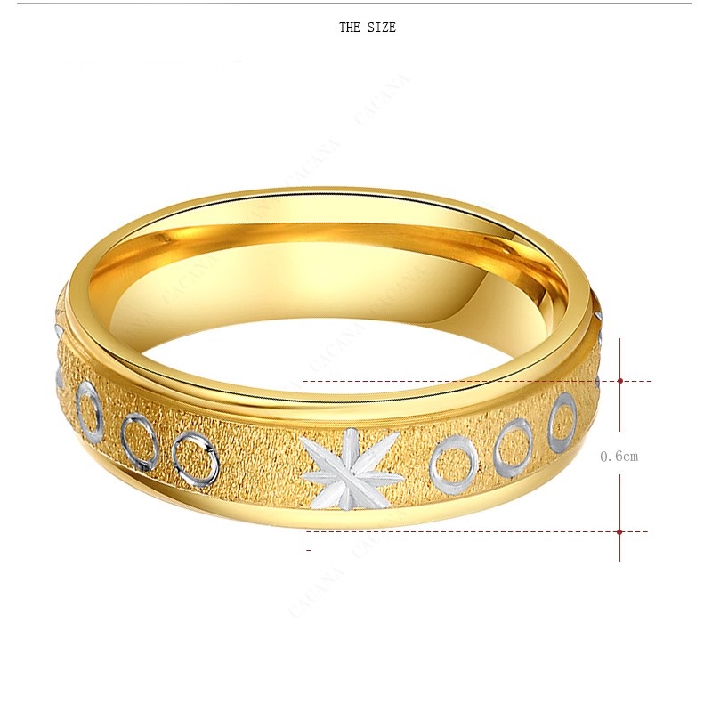 Rostfritt stål ring - 4