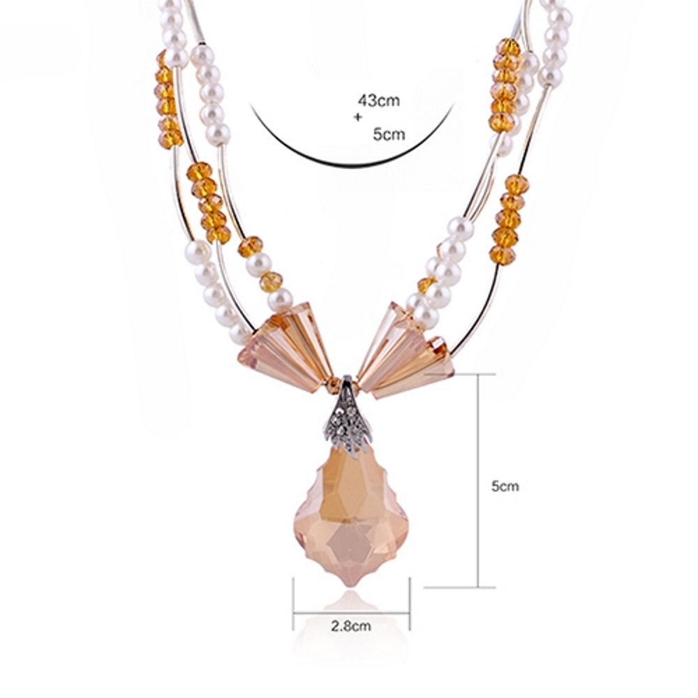 18K White Gold Filled Necklace - 3