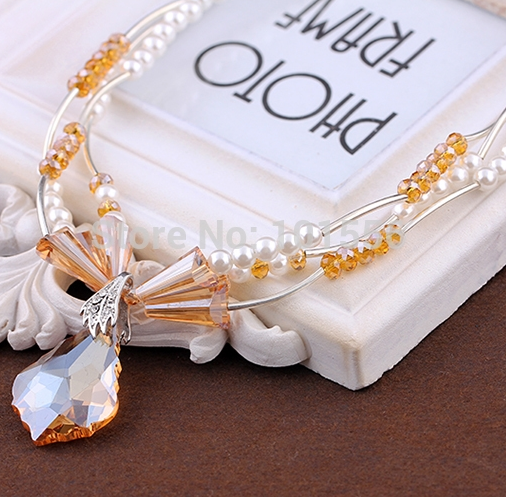 18K White Gold Filled Necklace
