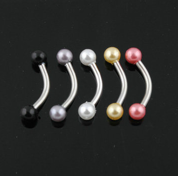 eyebrow rings mixed colors body piercing jewelry