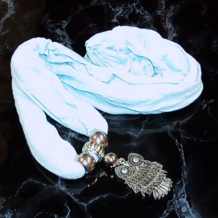 Scarf with Jewelry - 2