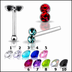 925 Silver Nose stud - 2