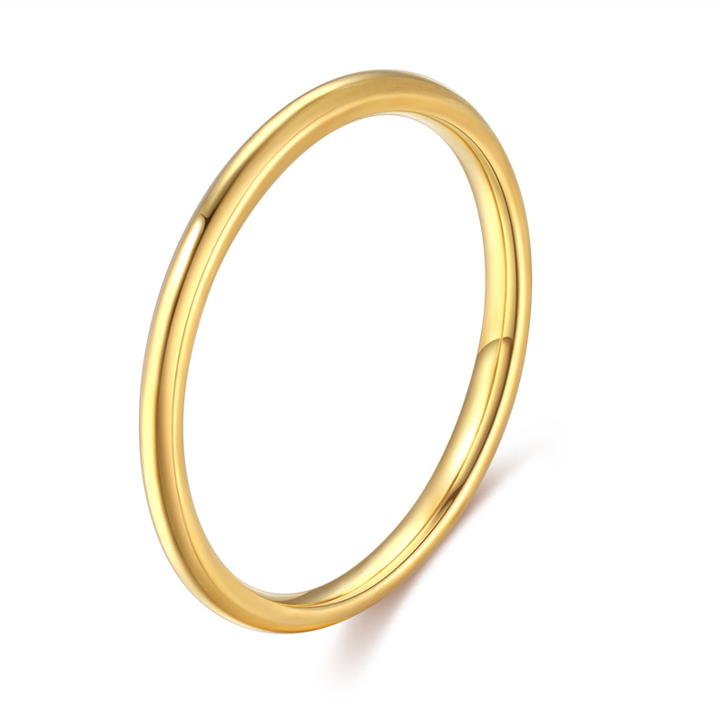 Rostfritt stål ring 2mm  - 2