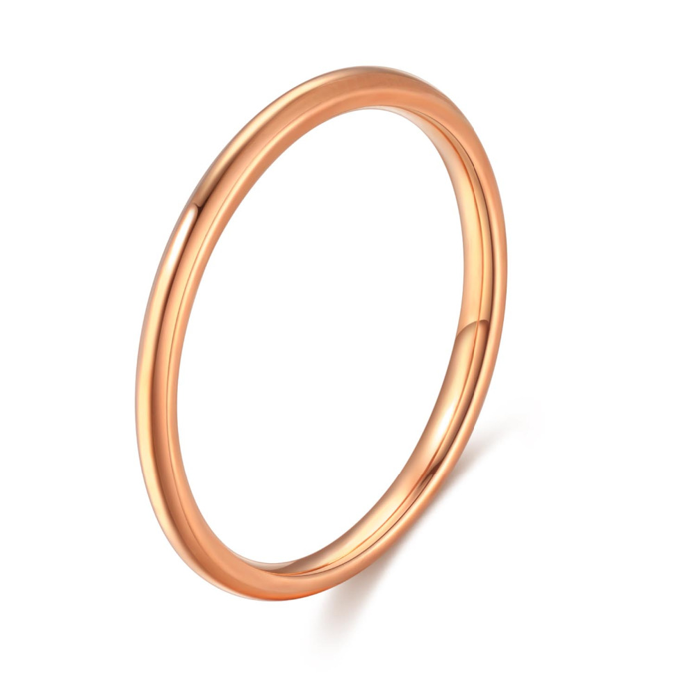 Rostfritt stål ring 2mm  - 2