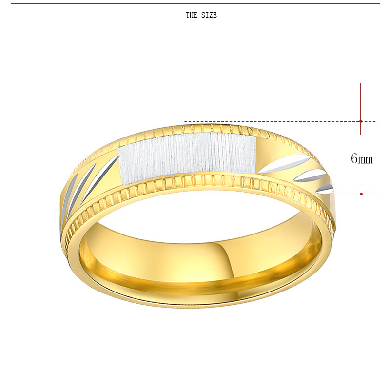 Rostfritt stål ring förlovning - 2