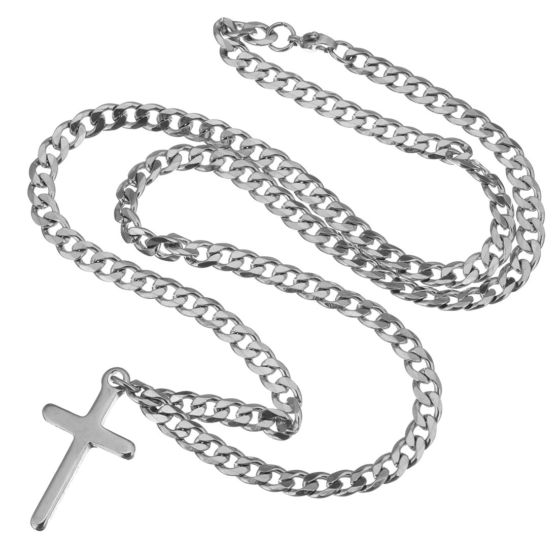 Stainless Steel Necklace + Bracelet  - 4