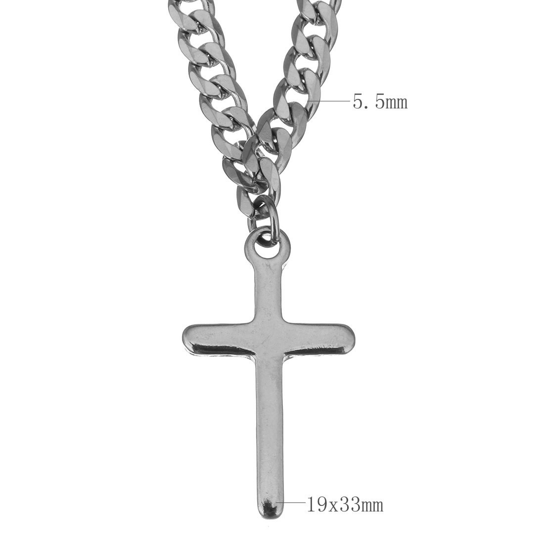 Stainless Steel Necklace + Bracelet  - 2
