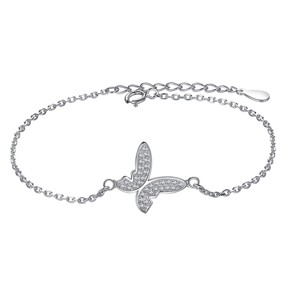 925 silverarmband Fjäril
