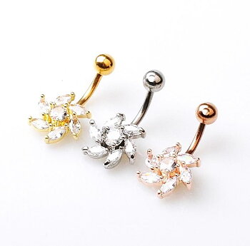Navelpiercing CZ 
