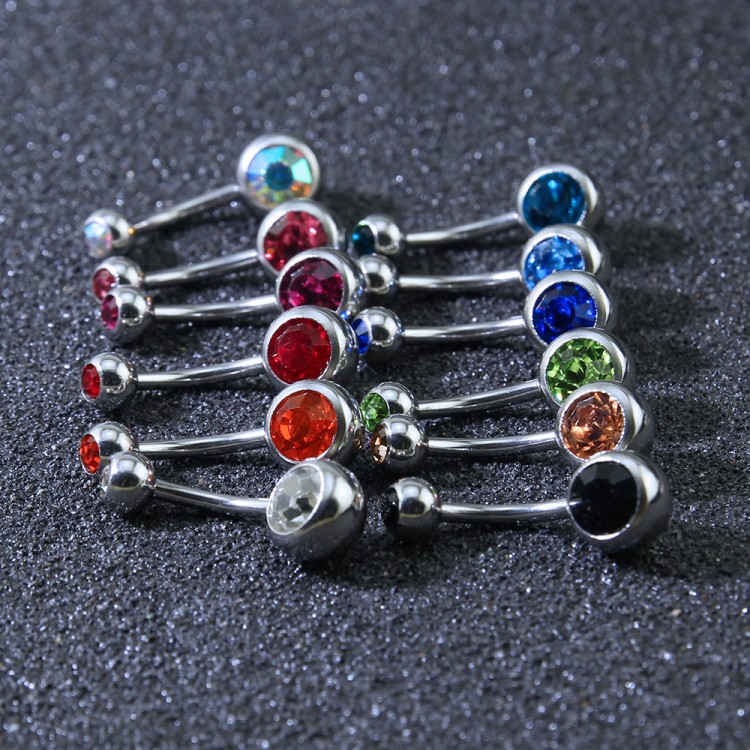 Navel Belly Button Ring Body Piercing Jewelry - 8