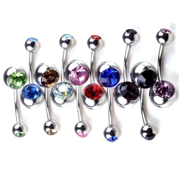 Navel Belly Button Ring Body Piercing Jewelry - 3