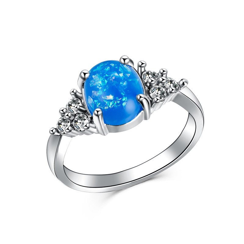 GOLD PLATED RING Opal 
