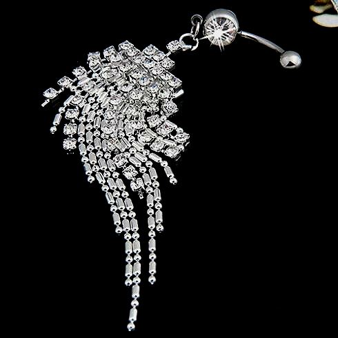 Navel Belly Button Ring Body Piercing Jewelry - 4