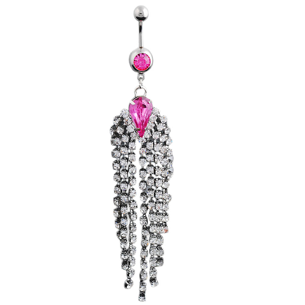 Navel Belly Button Ring Body Piercing Jewelry - 2