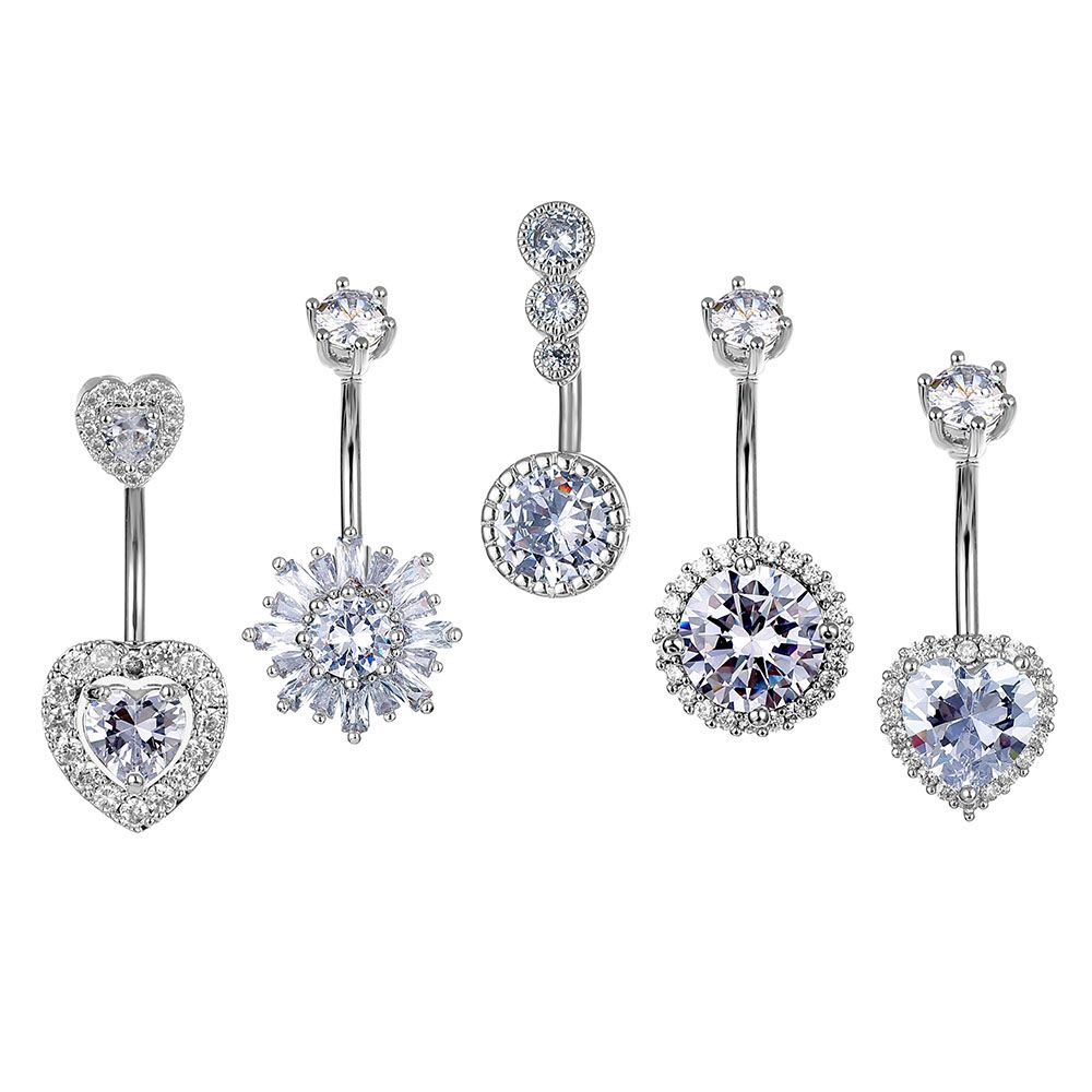 Navelpiercingar  5 st / set 