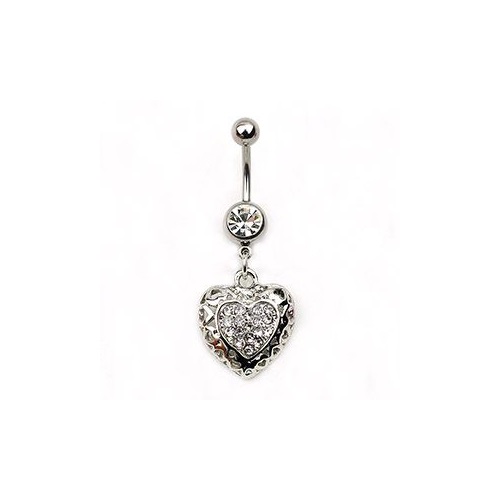 Navel Piercing Heart  - 2