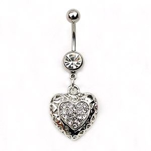 Navel Piercing Heart 