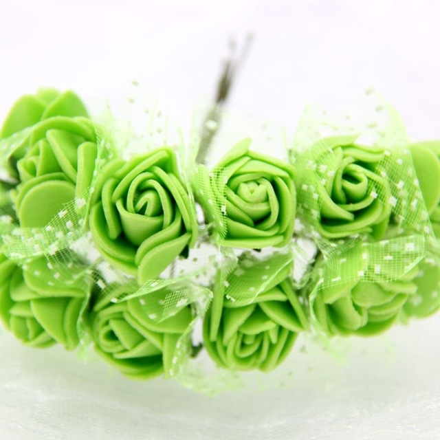 Hair Pins Wedding rose flower beads 36 PCS - 8