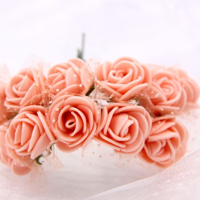Hair Pins Wedding rose flower beads 36 PCS - 12