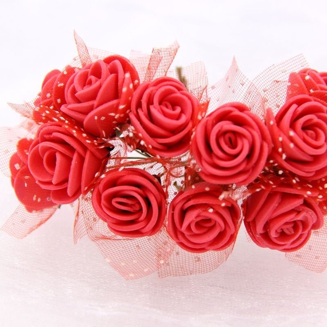Hair Pins Wedding rose flower beads 36 PCS - 11