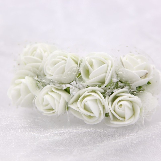 Hair Pins Wedding rose flower beads 36 PCS - 5