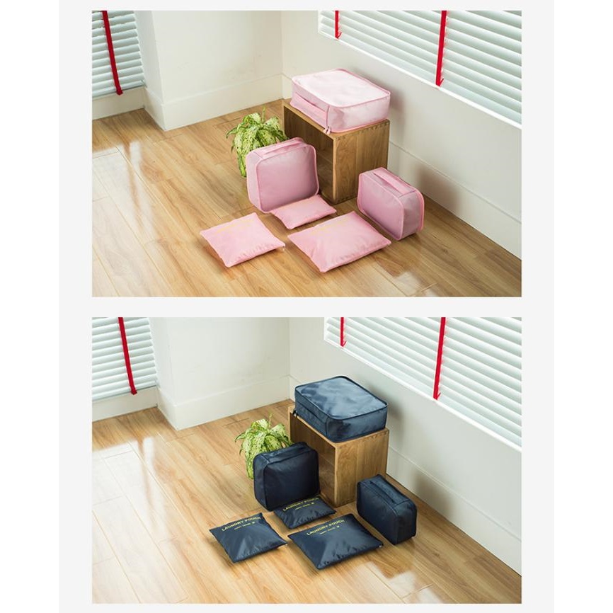 Förvaringsväska Travel 6 st / set  8 färgar - 3