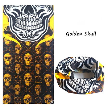 Skalle halsduk halv ansiktsmask vindtät Bandana 