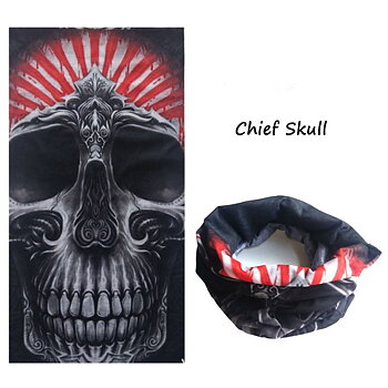 Skalle halsduk halv ansiktsmask vindtät Bandana 