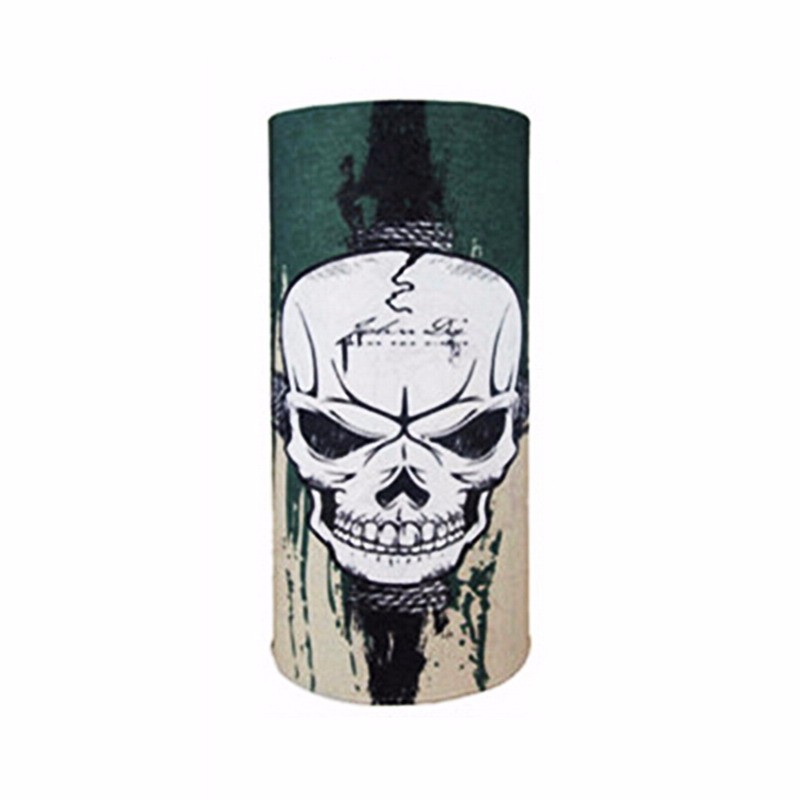 Skalle halsduk halv ansiktsmask vindtät Bandana 