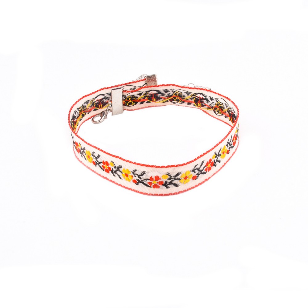 Halsband choker blomma - 2