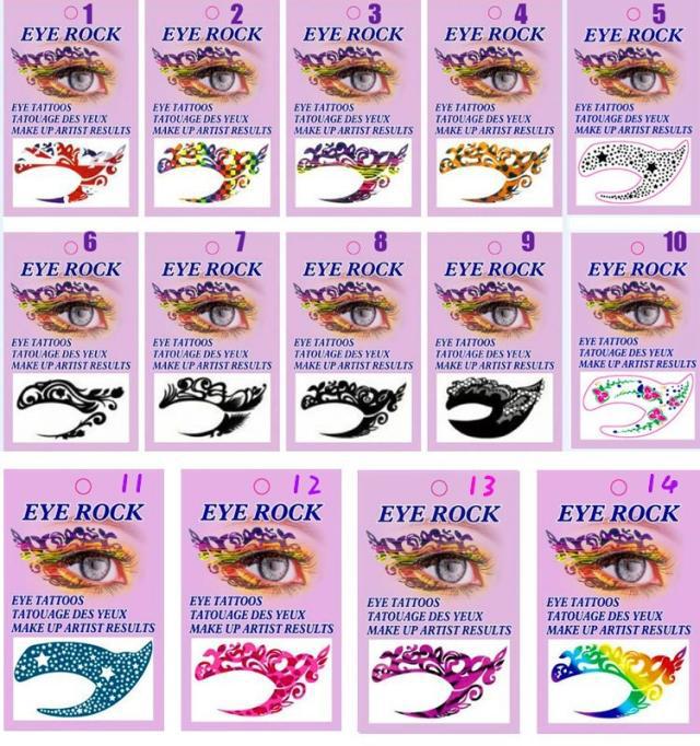 Eyebrows Stickers Mix 5pcs - 3