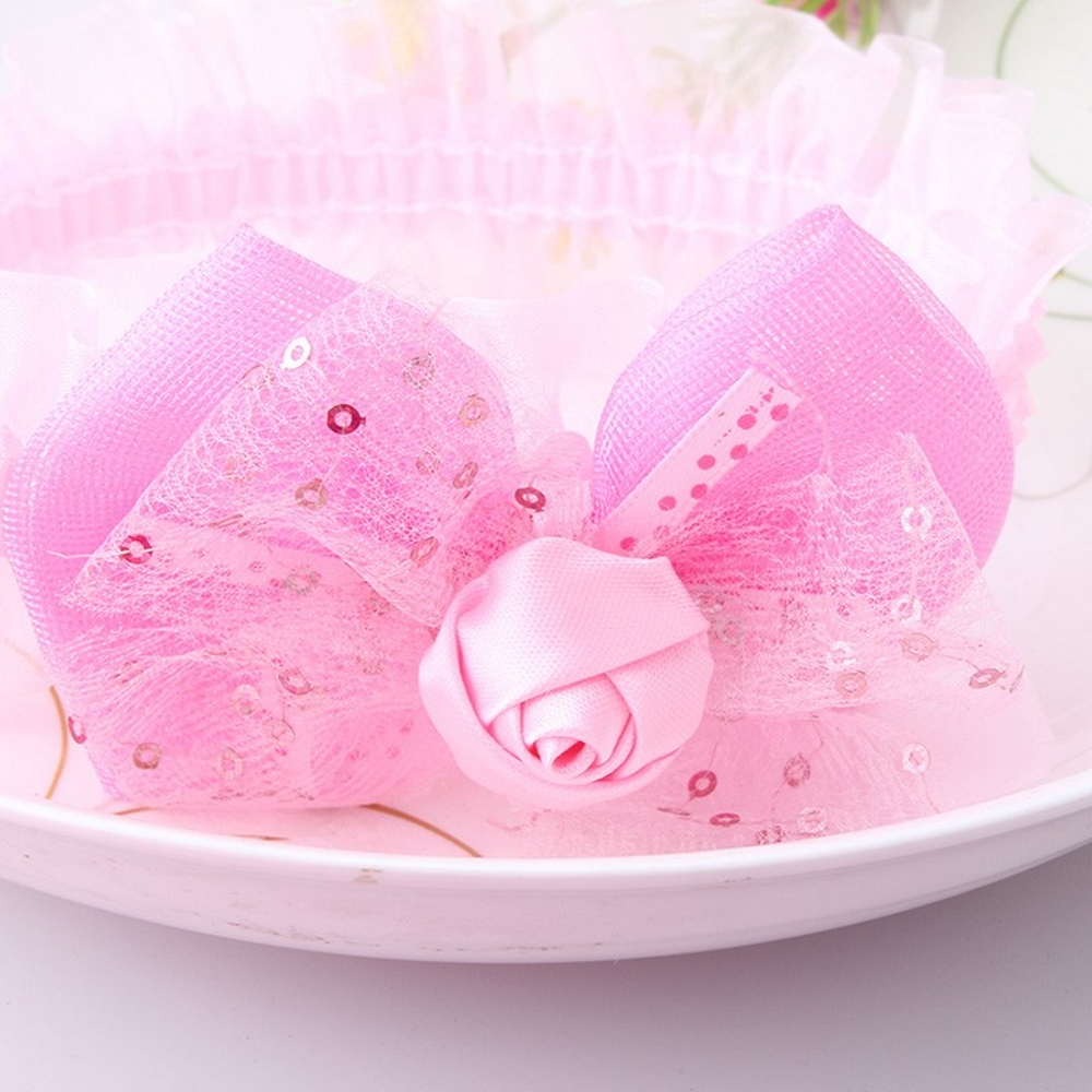 Baby Hairband Princess Baby Girl Flower - 2